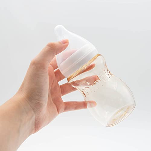 Minbie 3 Month+ Breastfeeding Baby Bottle, Bpa-Free Kit #TOP4