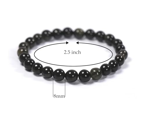 Image of Certified Crystal Bracelet | 8mm Beads | Stretchable Healing Bracelet | Bracelets for Men and Women |