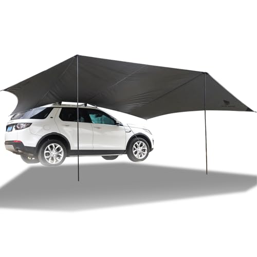 GEERTOP Large Car Side Awning Tarp 19 x11 ft Waterproof