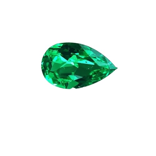 Émeraude de Colombie de laboratoire poire, créez un bijou éternel