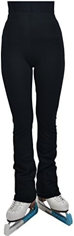 Amazon Co Jp マリーナアイス スケートフレアパンツ 黒 S ファッション