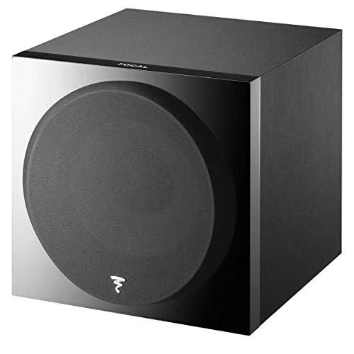 Focal Sub 1000 F Caisson de basse compact amplifié et scellé Noir