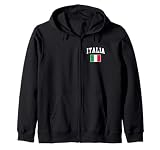 Italia Flag Italy Italian Italiano Family Men Women Zip Hoodie