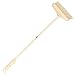 Housoutil Outdoor Broom Wooden Handle Broom Carpet for Cleaning Floor Cleaning Brush Khaki Soft Bristle Cleaning Brush