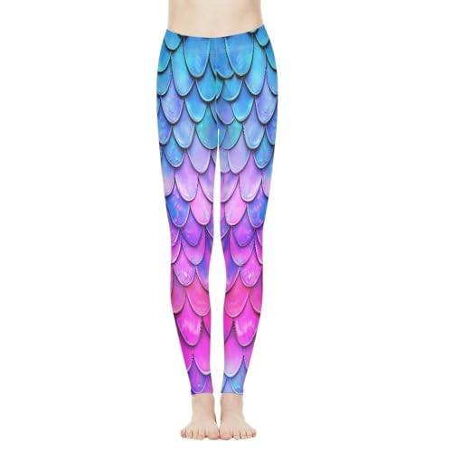 Bulopur Sunflower Workout Legging Pants Full Length, Leopard Women Tummy Control Yoga Pants, Long Leggings for Sport Running2