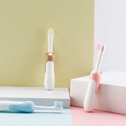 Toyvian Escova de Dentes Macia de Bebê Criança Infantil de Treinamento para Bebê Infantil Viagem par