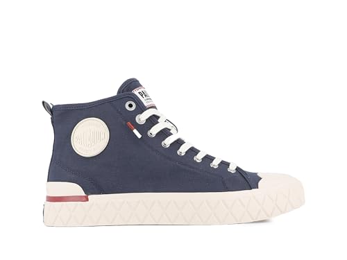 Image of Palladium Unisex Palla Ace Mid Organic Canvas Lace Up Sneaker