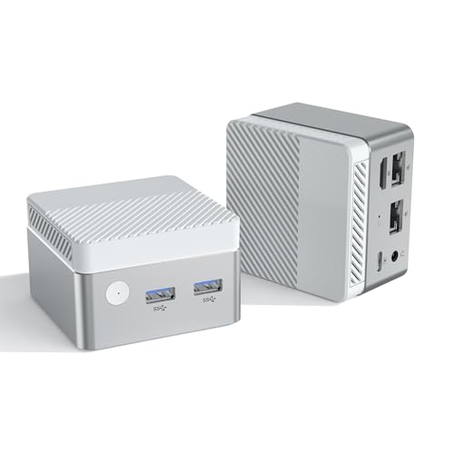 Image of MOREFINE M1T Mini PC 12th Gen N95 (up to 3.4GHz), 8GB LPDDR5 RAM 256GB NVME SSD, Mini Computer Support 4K@60Hz Dual Display /WiFi 5 /BT 4.2 /RJ 45 /USB 3.2 /1000Mbps LAN /WOL Home /Office