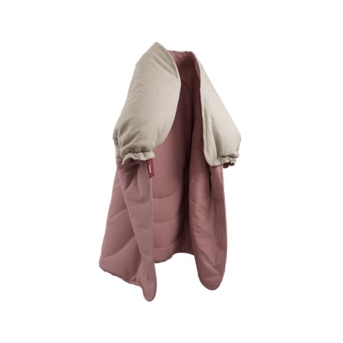 STOOV Huge Hug³ - Couverture chauffante - Sans fil - Technologie de chauffage infrarouge - Flex batterie avec 1,5 à 3 heures chaleur sans fil - 135x180 cm - Original - Soft Pink