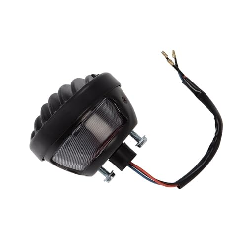 Feu arrière stop 12V rouge robuste pour custom et chopper - 5