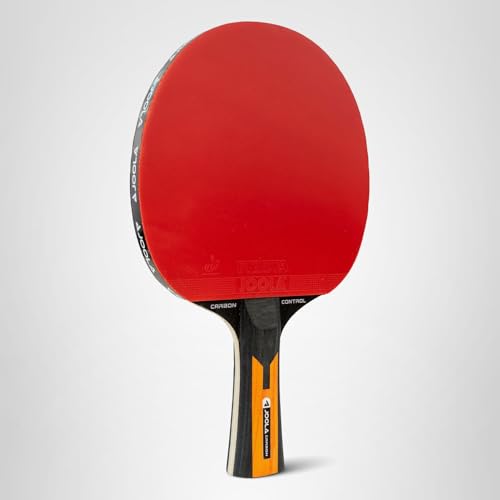 JOOLA 54190 Tischtennisschläger CARBON CONTROL - ITTF zugelassener Tischtennis-Schläger für Fortgeschrittene Spieler - Carbowood Technologie