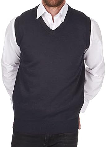 Hina Fashion Mens Sleeveless V Neck 