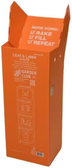 30 Gal. Leaf and Lawn Chute Plastic Insert Trash Bags + Home Depot Heavy Duty Brown Paper 30 Gallon Lawn and Refuse Bags for Home and Garden (5 Bags)