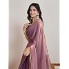Sidhidata Women's Soft Zimmy Choo Fandy Silk Saree With Hand Work Lace Boarder & Comes With Unstitched Blouse Piece (Chhaava Purple_Purple_Free Size)