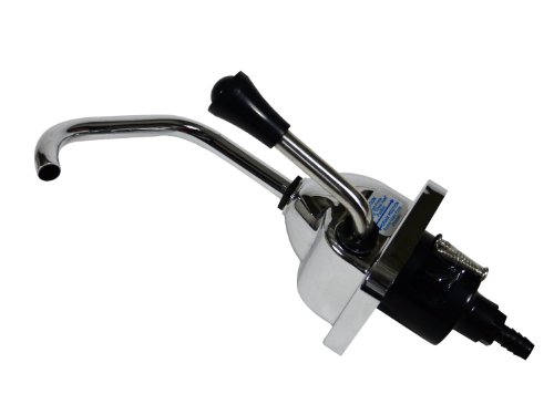 RV Hand Pump Water Faucet Motorhome Bar Faucet (Chrome)