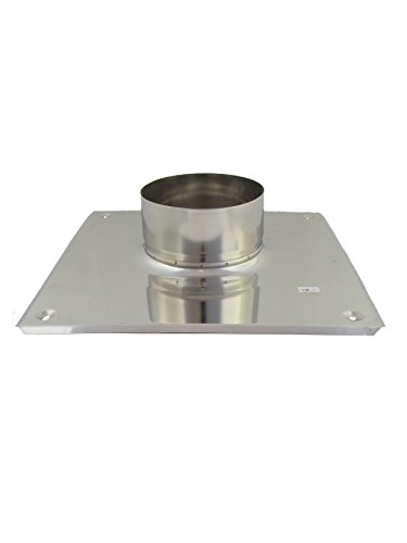 Grundplatte, Edelstahl EW, verschiedene Durchmesser 100, 110, 120, 125, 130, 140, 150, 160, 180, 200, 220, 250 mm (140) Cover