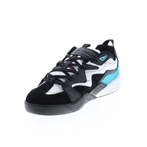 DVS Men's Devious Skate Shoes in Black White Turquoise #TOP27