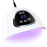 UV LED Nail Lamp, LKE LED Nail Lamp 72W UV Light for Nails with 3 Timer Setting & LCD Touch Display