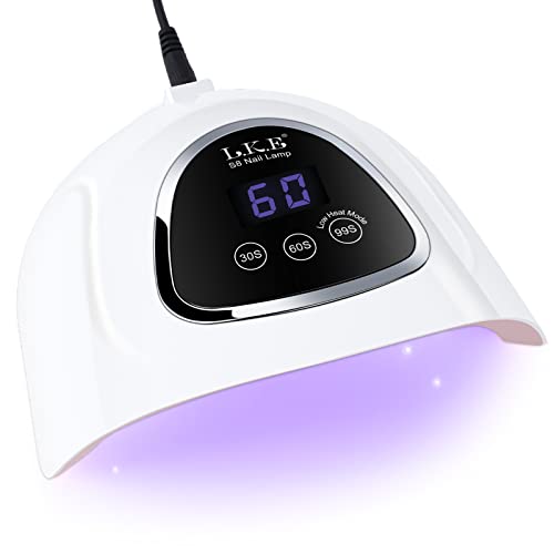 Uv Led Nail Lamp, Lke Led Nail Lamp 72W Uv Light For Nails With 3 Timer Setting & Lcd Touch Display Screen Nail Lamp Nail Dryer Uv Nail Lamp For Gel Nail Polish Curing Lamp #TOP6