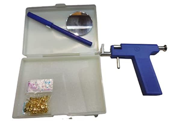 Steel Body Piercing Gun Kit Set