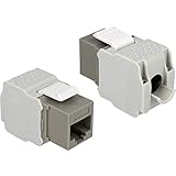  DeLOCK Keystone RJ45 Femelle > LSA - Cat.6 UTP Gris, 86342
