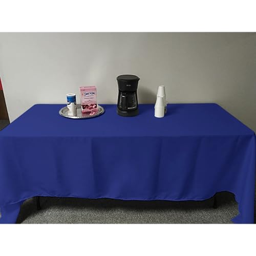 Intedge TCM4545-RYL Blue Tablecloth, 45