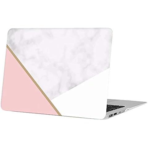 AUSMIX MacBook Pro Retina 13 Inch Case, [Geometric Figure Stitching Marble Series] Anti-scratch Plastic Shell Elegant for Mac Pro 13 with Retina Display (Models: A1425 & 1502) - Tricolour Marble Cover