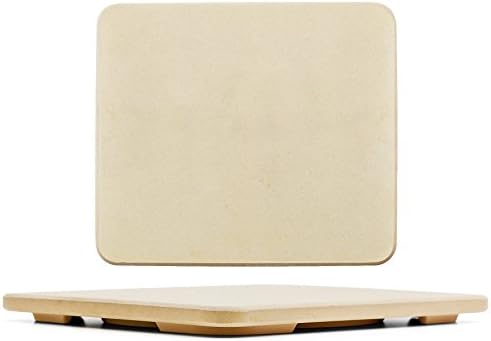 #1 Pizza Stone - Baking Stone. SOLIDO Rectangular 14"x16" - Perfect for Oven, BBQ and Grill