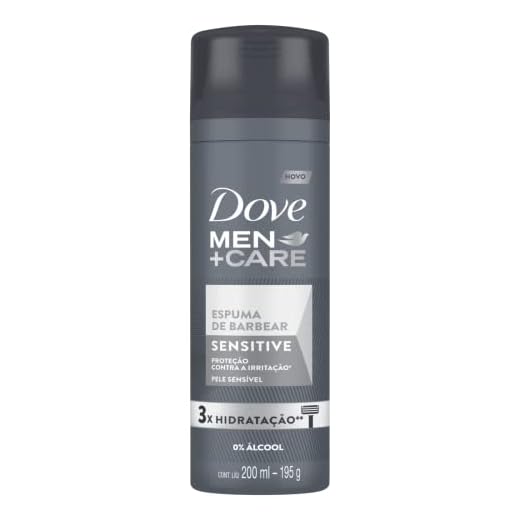 Espuma de Barbear Dove Men+Care Sensitive 200Ml, Dove