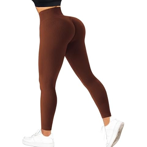 StaySlim High Waisted Ribbed Leggings Cover
