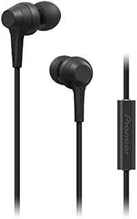 Pioneer in-Ear Compact Direct Mount Design Headphones, Black, SE-C1T(B)