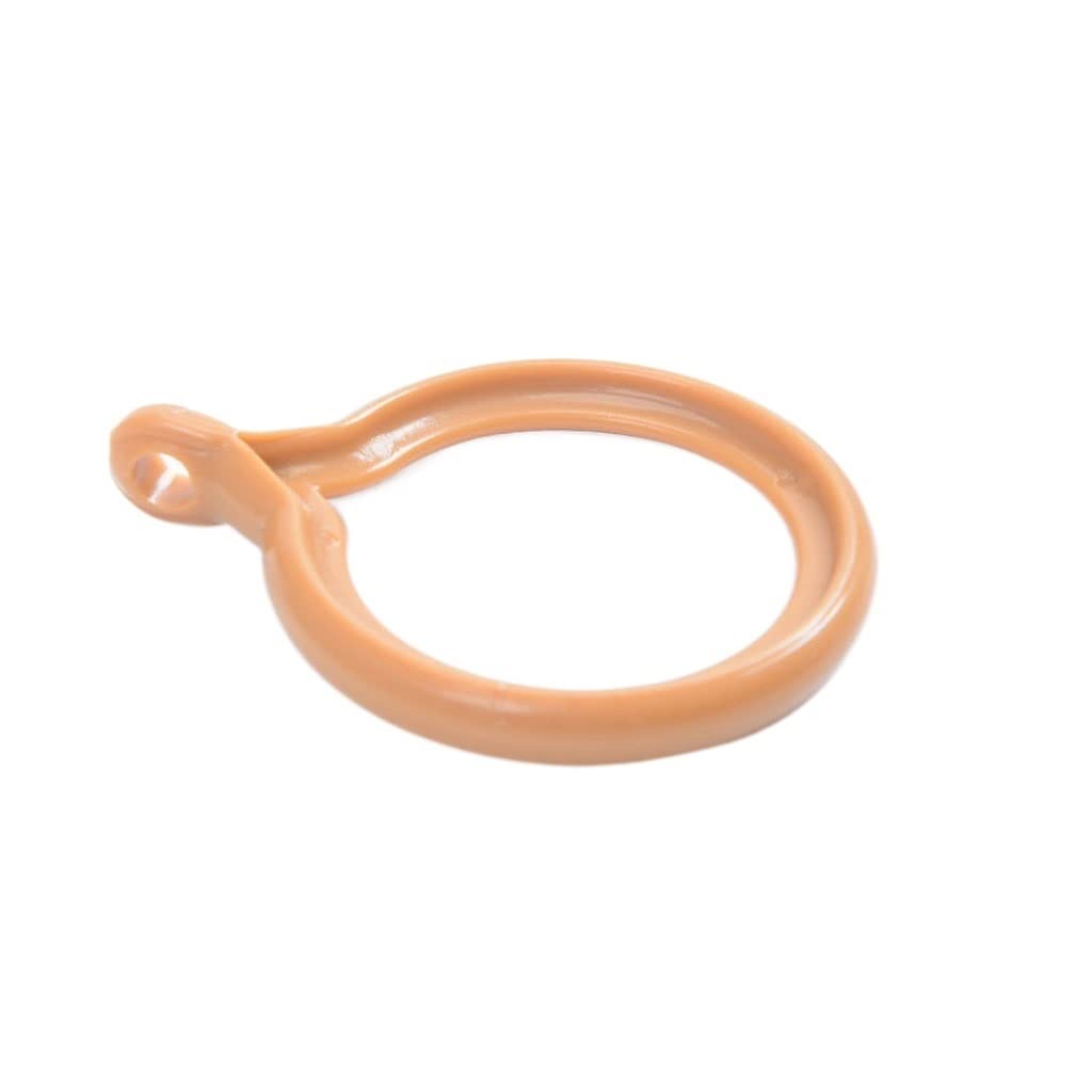 Anelli per Tende 15 Pezzi Anelli per Tende da Doccia Ganci per Tende da Doccia in plastica per Asta Doccia da Bagno Anelli da 1,4 Pollici (Colore: Bianco) (Giallo) (Giallo)