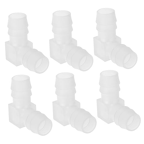 HYTROVE 6piezas Conectores De Manguera Plástico Accesorios De Fontanería para Jardín y Adaptadores De Fáciles De Instalar Resistentes Al Agua
