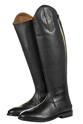 Bottes de cavaliers HKM 6547 Italy en version tige courte et mollet standard
