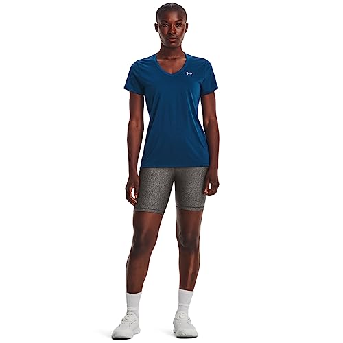 Image of Under Armour Womens Tech V-Neck Short-Sleeve T-Shirt