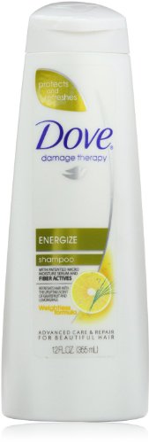 Dove Go Fresh Energize Therapy Shampoo, 12-Ounce Bottle (Pack of 3)