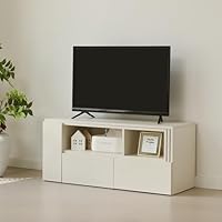 Amazon｜伸縮可能L字テレビ台 ロータイプ 幅93～172cm調整可能 北欧風