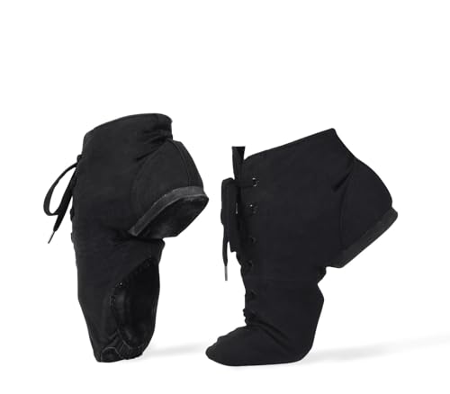 Theatricals Adult Broadway Jazz Over-The-Ankle Canvas Jazz Boots