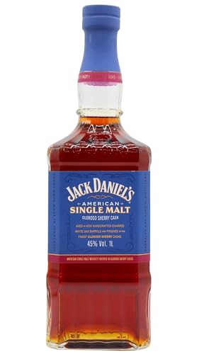 Jack Daniel's - American Single Malt Sherry Cask (1 Litre) - Whiskey 100cl 45% ABV