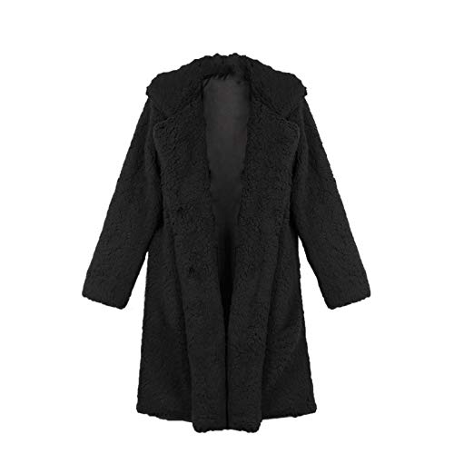 Women's Coat Casual Lapel Fleece Fuzzy Faux Shearling Winter Pea Coats Warm Winter Oversized Cardigan Outwear Jackets
