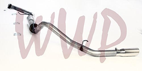Performance Stainless Steel 3" Cat Back Exhaust Muffler System Kit Polished Tip Compatible With 2003-2007 Chevy GMC GM Silverado/Sierra 1500 4.8L & 5.3L V8 Pickup Truck