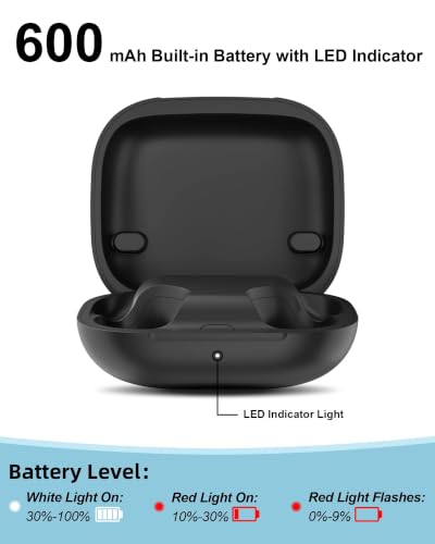 Image of Charging Case Replacement for Powerbeats Pro 2 : Wireless Earbuds Charger Case with Bluetooth Pairing Sync Button, 600mAh Battery, Earbuds Not Included