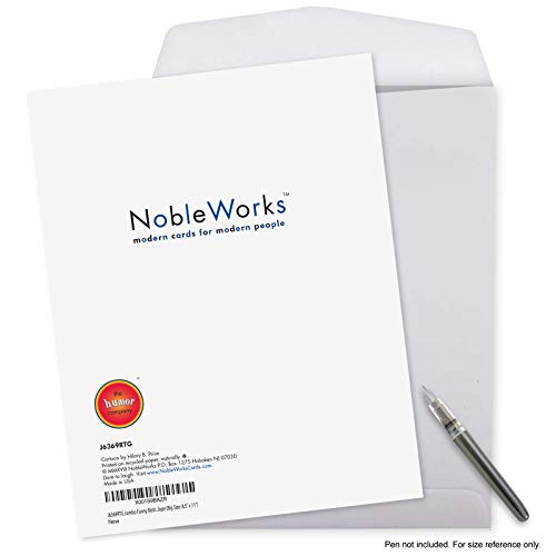 Nobleworks Penguin Pants - Funny Retirement Card With Envelope (Big 8.5 X 11 Inch) - Funny Old Penguin, Grandpa Retirement Congrats Card For Seniors, Employees - Farewell Stationery Gift J6369Rtg #TOP6