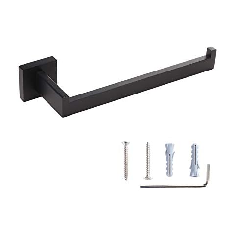 Toprema Matte Black Hand Towel Holder Cover