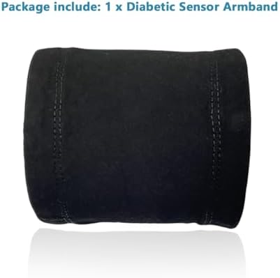 Diabetic Sensor Armband Fit for CGM Devices Sleeve Protective, Comfortable & Breathable, 1 Pcs (M)