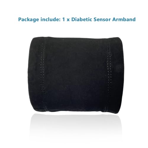 CHOYTONG Diabetic Sensor Armband Fit for CGM Devices Sleeve Protective, Comfortable & Breathable, 1 Pcs (L)
