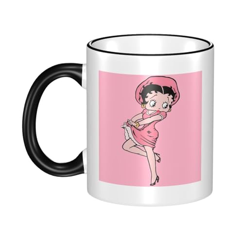 マグカップ ベティちゃん ベティブープ かわいい アニメ コーヒーカップ 陶器マグ 耐熱 耐冷 大容量 330ml セラミック カップ 電子レンジ対応 コップ ファッション 人気 ギフト