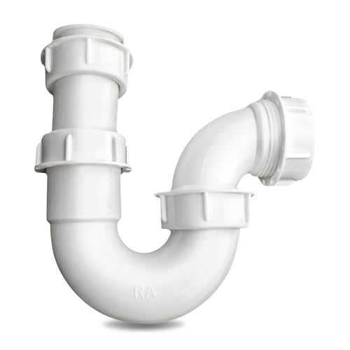 Adjustable Swivel U Traps, Washing Machine Waste Trap 40mm Multi-fit Sink Waste Kit Telescopic Sink Trap Fits Plastic Copper Lead Pipes