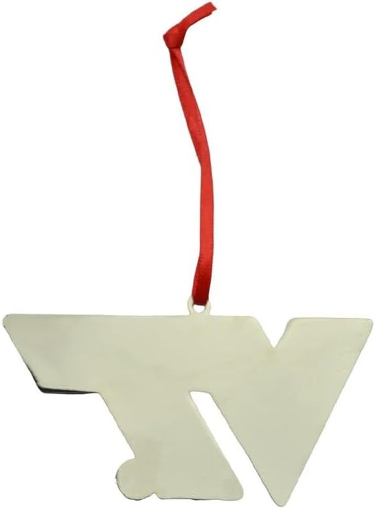 Virginia Tech Hokies VT Logo Metal Christmas Ornament - Image 4