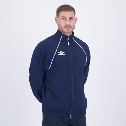 Jaqueta Umbro Football Culture Marinho e Branca G